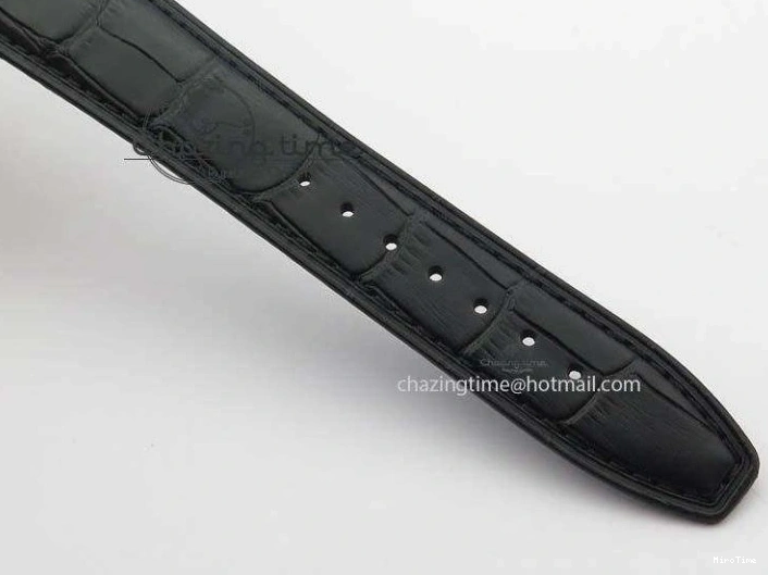 MIROTIME 0127 Effortless Portuguese IW544404 SS White Dial On Black Leather Strap A 7257